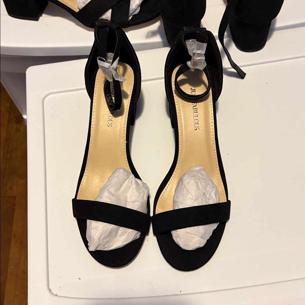 JustFab Black Heels